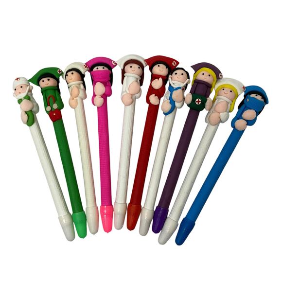 Novelty Nurse and Doctor Ballpoint Pens 10 - Picture 1 of 3